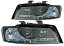 AUDI A4 B6 00-04 Lampy przód Black Chrom DAYLIGHT LED