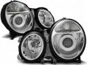 MERCEDES E W210 99-03 LAMPY SOCZEWKI CHROM