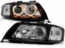 AUDI A6 C5 97-01 Lampy przód RINGI Black