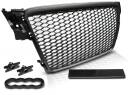 AUDI A4 B8 08-11 GRILL ATRAPA RS-STYLE BLACK MAT TUNING