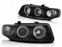 SEAT LEON 99-05 LAMPY RINGI BLACK CCFL