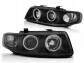 SEAT LEON 99-05 LAMPY RINGI BLACK CCFL