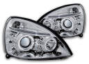 RENAULT CLIO 2 01-05 Lampy przód Chrom Ringi