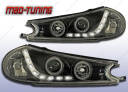 FORD MONDEO MK2 Lampy przód Black DAYLINE LED