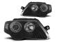 VW PASSAT B6 05-10 LAMPY RINGI BLACK