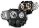 VW TRANSPORTER T4 LAMPY RINGI BLACK DESIGN 