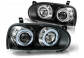 VW GOLF 3 LAMPY RINGI ANGEL EYES BLACK