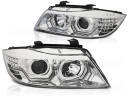 BMW 3 E90/91 05-08 LAMPY RINGI LED 3D CHROM