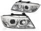 BMW 3 E90/91 05-08 LAMPY RINGI LED 3D CHROM