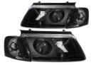 VW PASSAT B5 96-00 LAMPY SOCZEWKI CLEAR BLACK