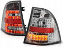 MERCEDES ML W163 98-05 LAMPY TYLNE CHROME LED 