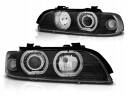 BMW E39 95-03 LAMPY PRZEDNIE BLACK RINGI LED