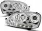 VW GOLF 5 03-09 LAMPY REFLEKTORY RINGI CHROME