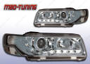 VW PASSAT B4 93-96 Lampy przód Clear Chrom DAYLIGHT LED