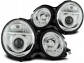 MERCEDES E W210 95-99 LAMPY RINGI CHROM