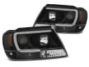 JEEP GRAND CHEROKEE WJ 99-05 LAMPY TUBE LIGHT BLACK