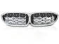 BMW 3 G20 G21 NERKI GRILL ATRAPA DIAMOND SILVER