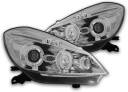 RENAULT CLIO 3 05-09 Lampy przód Chrom Ringi