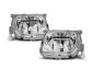 MERCEDES E W210 95-99 HALOGENY CLEAR CHROM