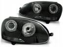 VW GOLF 5 03-09 LAMPY REFLEKTORY RINGI BLACK