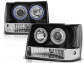 JEEP GRAND CHEROKEE ZJ 93-98 LAMPY ANGEL EYES BLACK