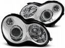 MERCEDES C W203 00-04 LAMPY SOCZEWKI CHROM