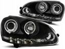 VW GOLF 5 03-09 LAMPY REFLEKTORY RINGI BLACK