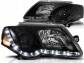 VW PASSAT B6 3C 05-10 Lampy przód Black DAYLIGHT LED